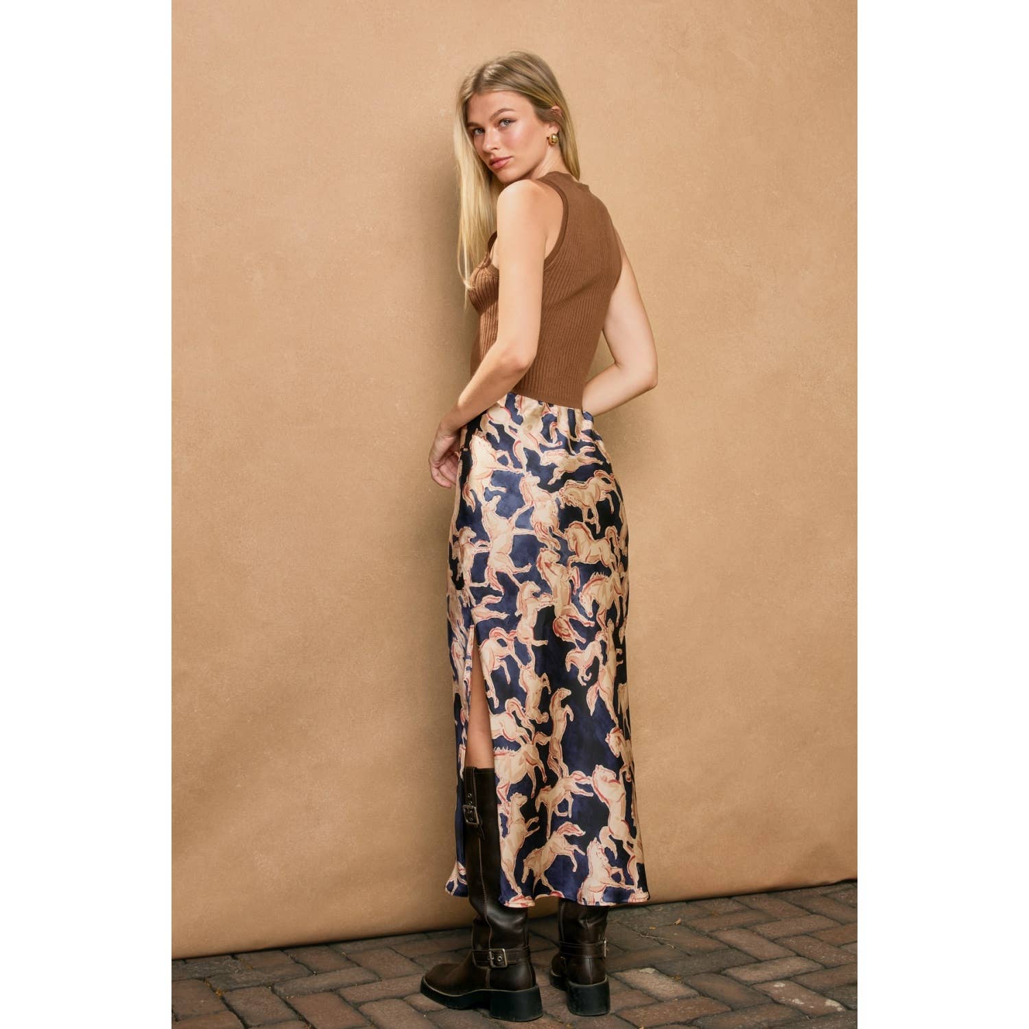 Riverbend Pull On Maxi Skirt