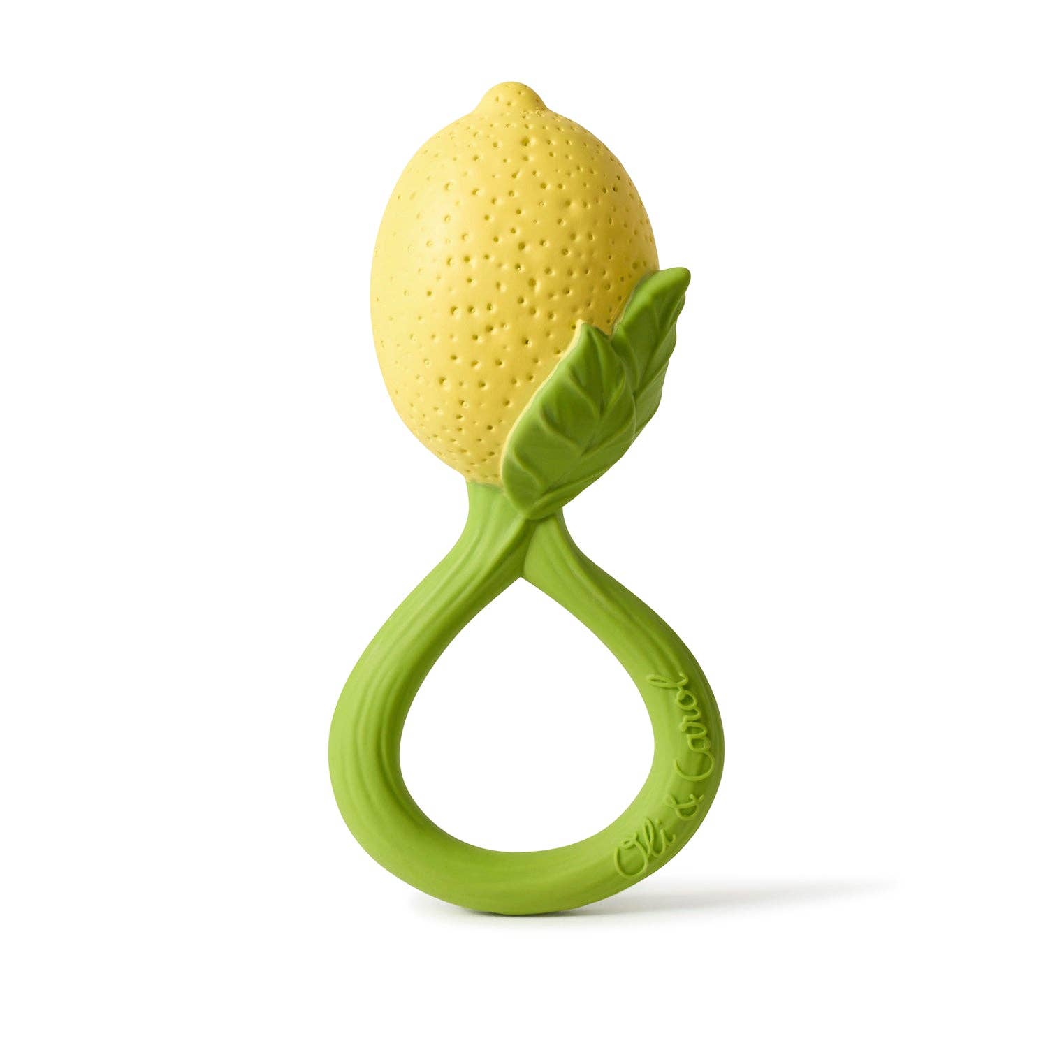 Capri Lemon Baby Rattle