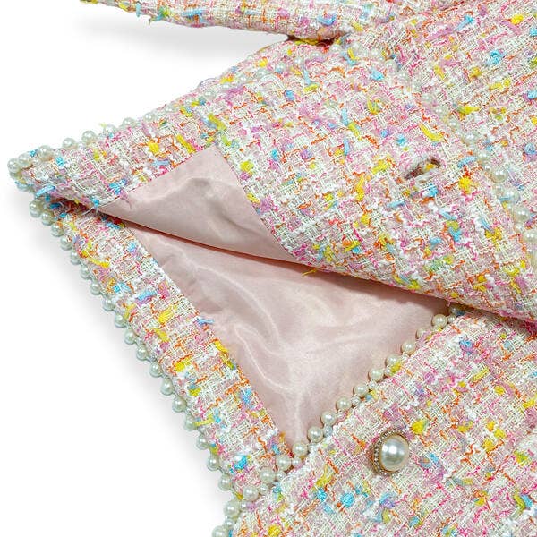 Little Lady Multi-Color Tweed Jacket