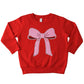 Chenille Bow Sweatshirt