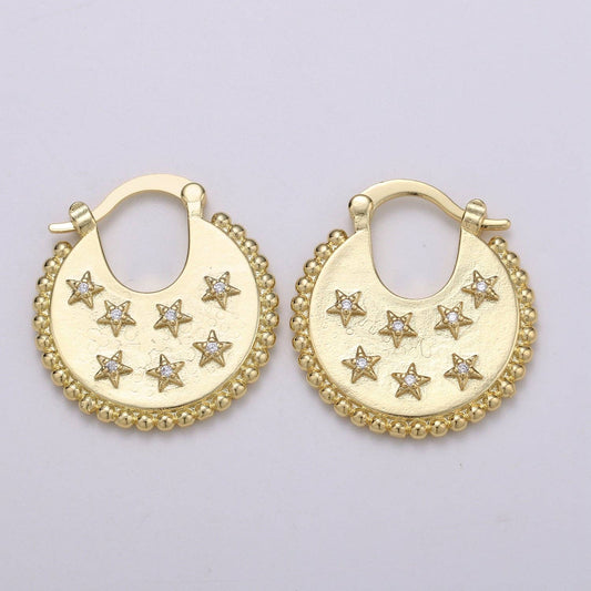 Big Statement Gold Earrings