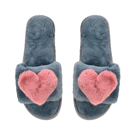 Heart slippers