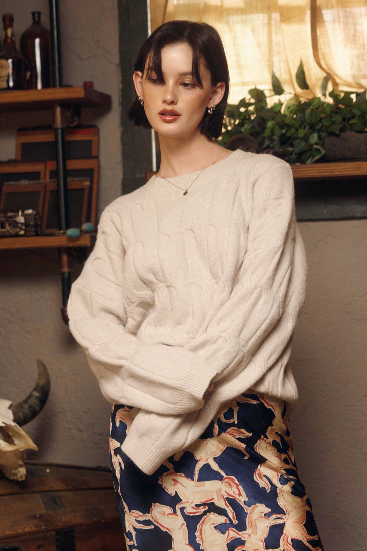 Riverbend Pull On Maxi Skirt