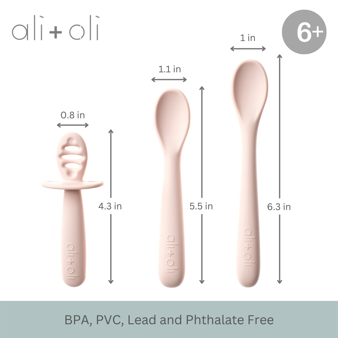 Multi Stage Spoon Set for Baby Pink