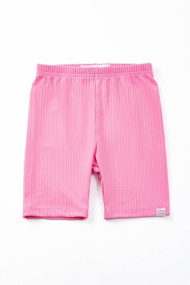 Pink Biker Short Set