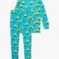 SoftSnooze™ Kids Bamboo Viscose Under Construction Long Sleeve Pajama Set