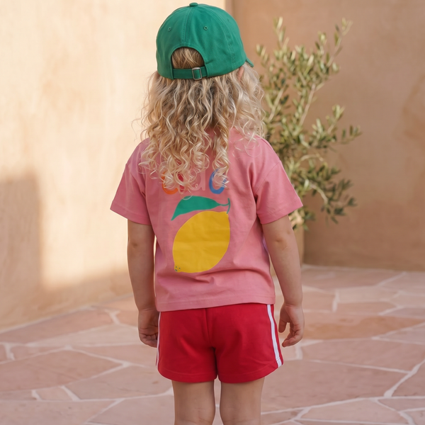 Organic Cotton Tee (Relaxed Fit) - Pink Ciao