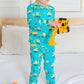 SoftSnooze™ Kids Bamboo Viscose Under Construction Long Sleeve Pajama Set