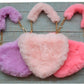 Furry Heart Purse