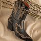 The Nantes Black Cowboy Boot