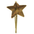 Large Sequin Star Headband: Gold
