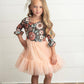 Fall Floral Tulle Dress