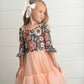 Fall Floral Tulle Dress