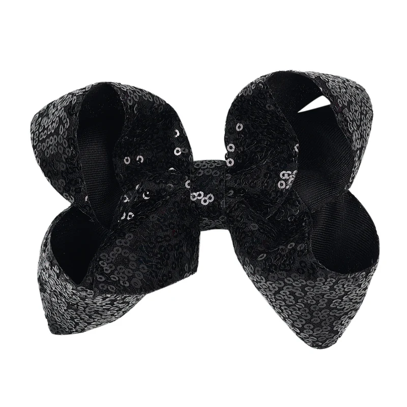 Glam Sequin Bow Hair Clip for Girls – Sparkle & Shine Bow