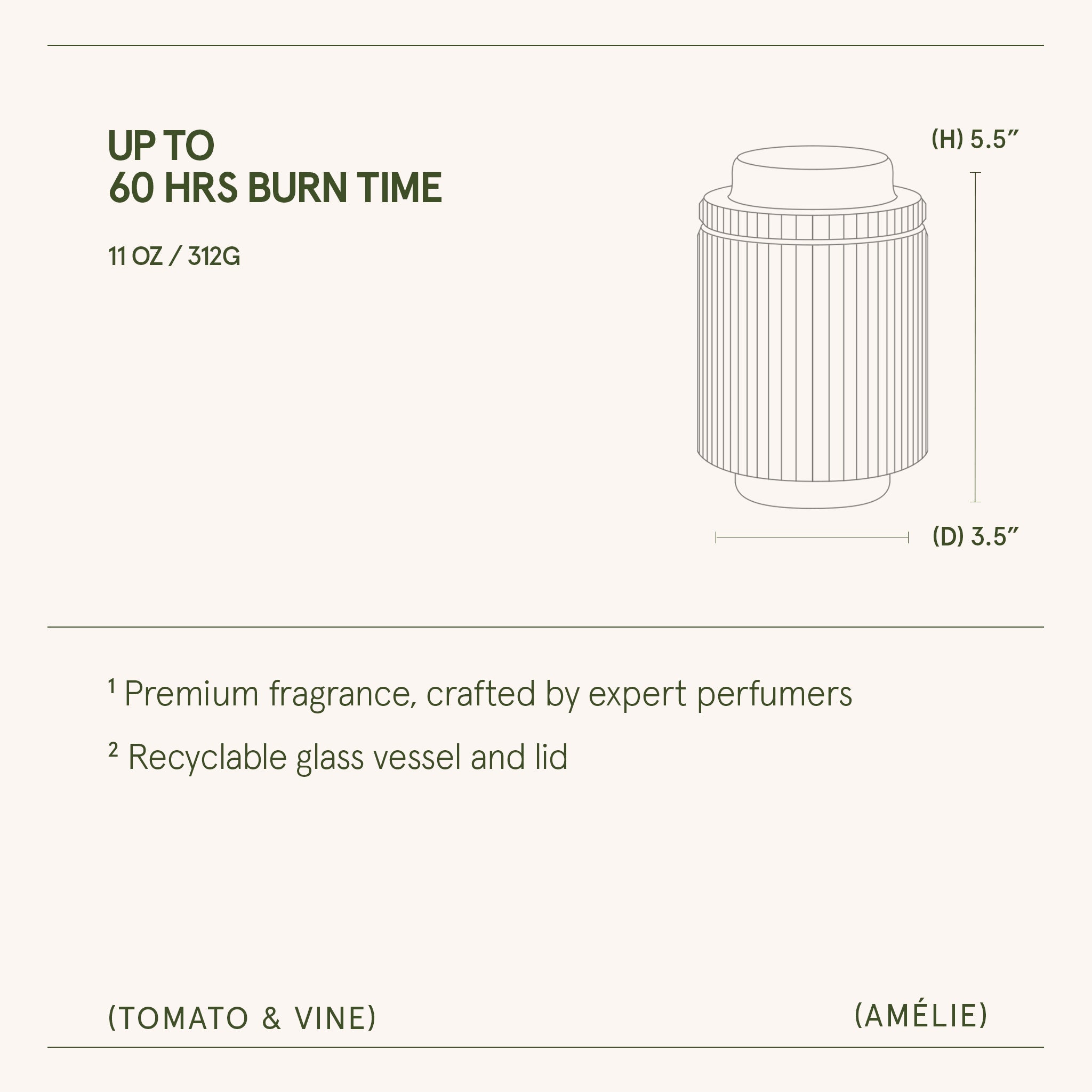 Amélie – Tomato & Vine Candle