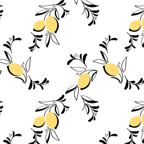 Amalfi Coast Lemon White Zippered Romper
