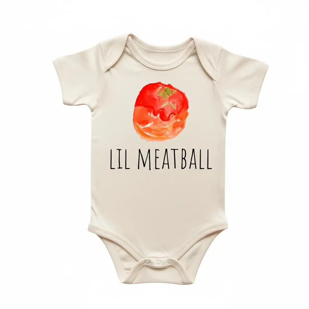 Meatball Italian Newborn Baby Onesie® Bodysuit
