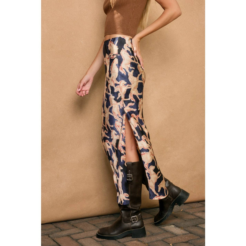Riverbend Pull On Maxi Skirt