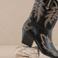 The Nantes Black Cowboy Boot