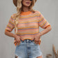 Rainbow Knit Top