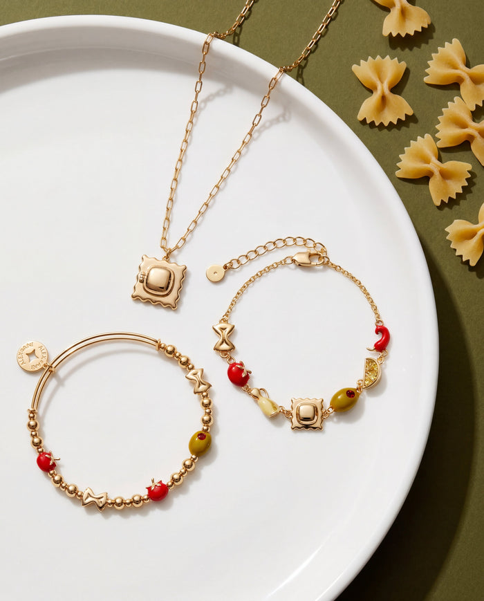 Alex + Ani - Pasta Girl Beaded Bangle