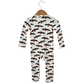 Organic Waffle Basic Zip Romper