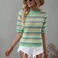 Rainbow Knit Top