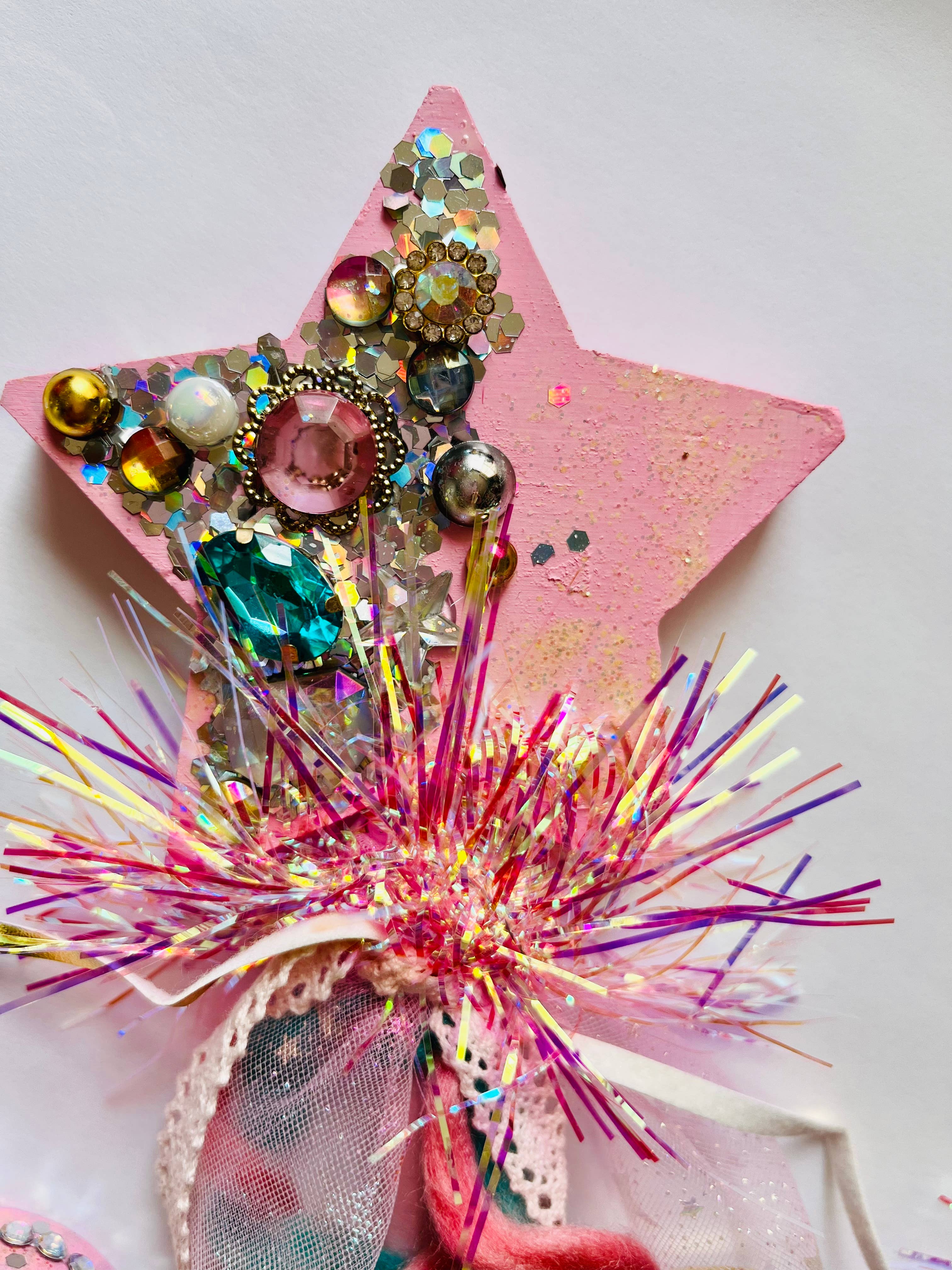 Star Bejeweled wand dress up make believe play