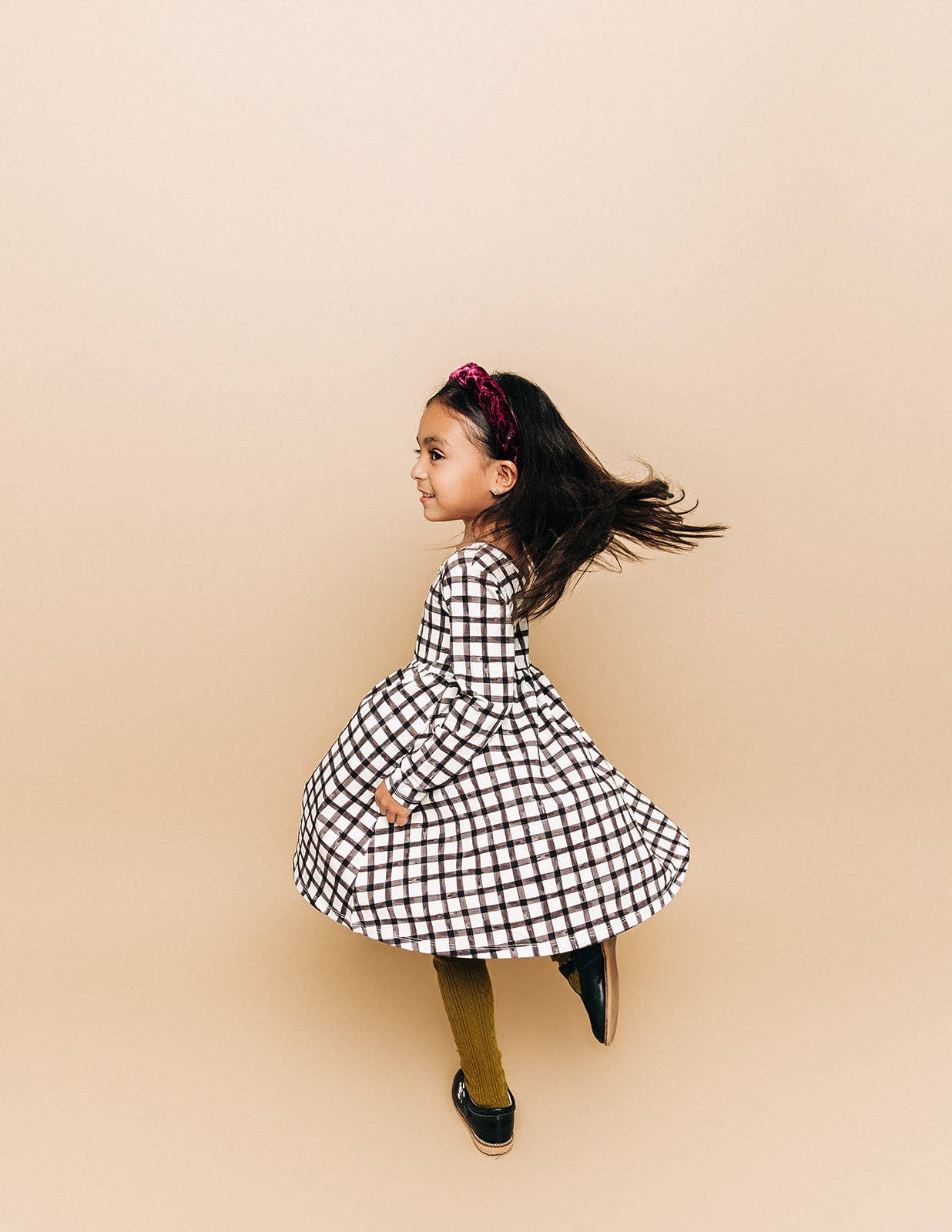 Plaid Twirl Dress