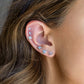 Milky Blue Star Studs