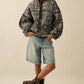 Bandana Sherpa Fleece Half-Zip Pullover Jacket