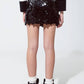Big Sequin Mini Skirt