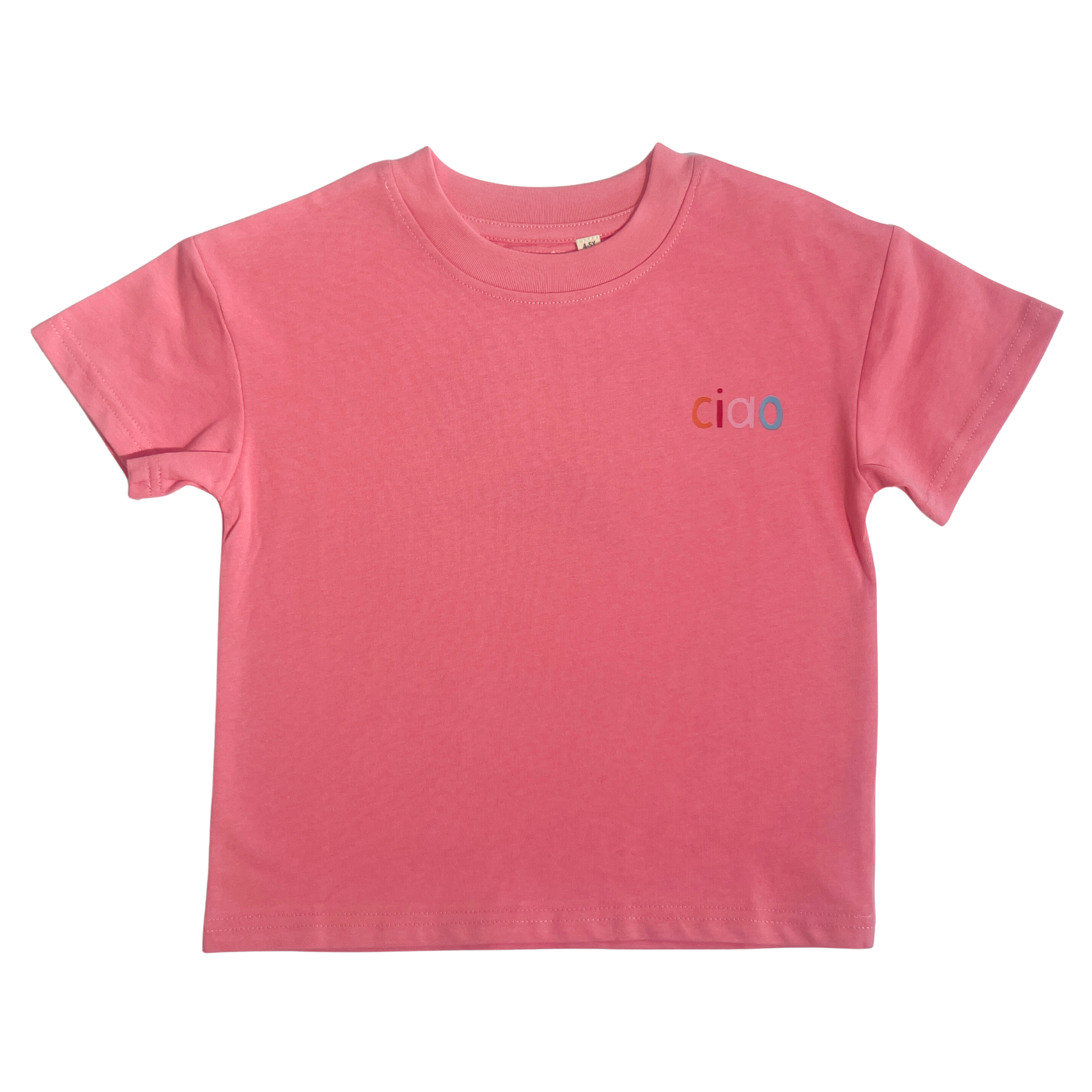 Organic Cotton Tee (Relaxed Fit) - Pink Ciao