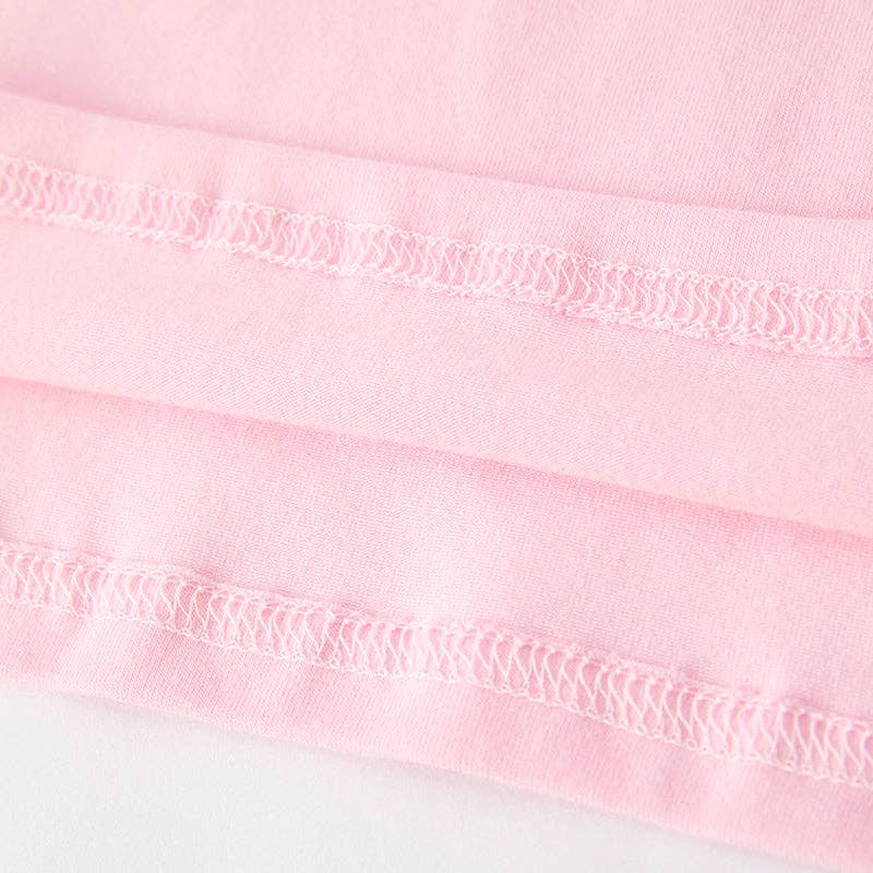 Back To School ABC Chenille Applique Cotton Top