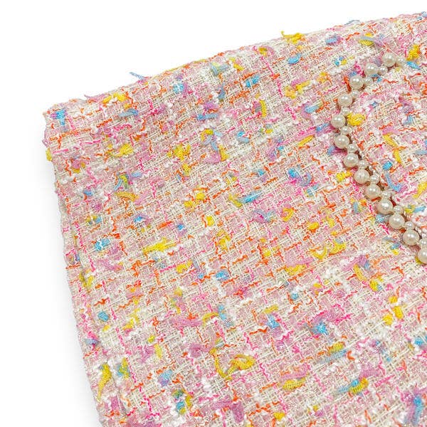 Little Lady Multi-Color Tweed Skirt