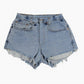High-Rise Upcycled Denim Cutoff Shorts