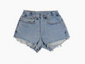 High-Rise Upcycled Denim Cutoff Shorts
