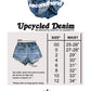 High-Rise Upcycled Denim Cutoff Shorts