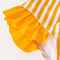 "Orange" Boutique Girls Swimsuit