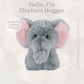 Grey Elephant Stuffy