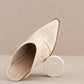 The Kiara Off White Mule