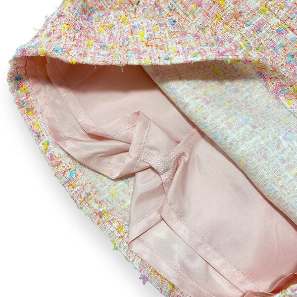 Little Lady Multi-Color Tweed Skirt