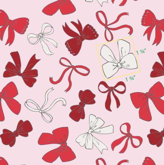 Red Bows Twirl Dress