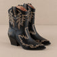 The Nantes Black Cowboy Boot