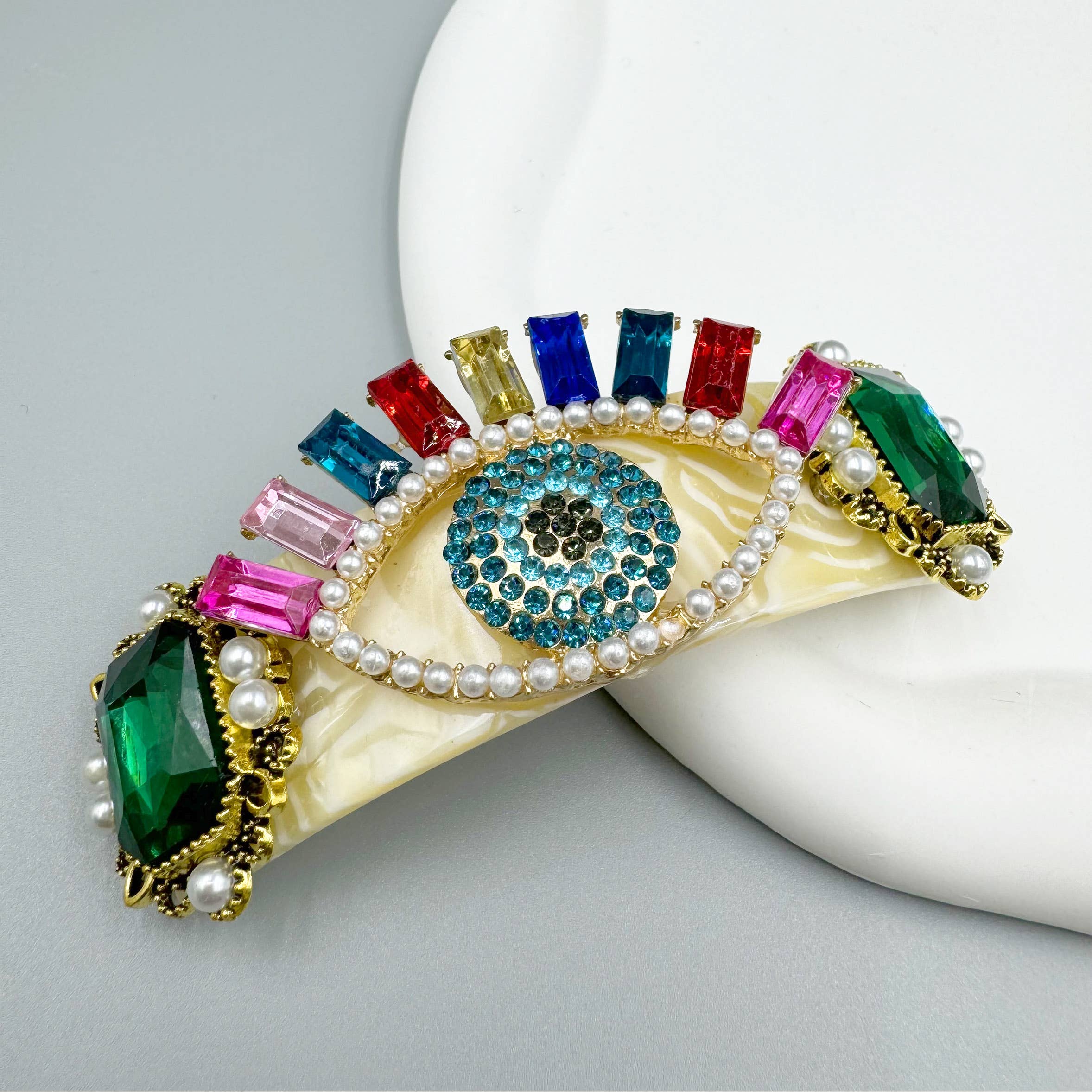 Evil Eye Frenchbarrette