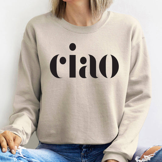 Ciao Crewneck Fleece Sweatshirt