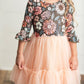 Fall Floral Tulle Dress