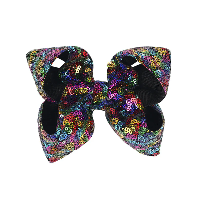 Glam Sequin Bow Hair Clip for Girls – Sparkle & Shine Bow