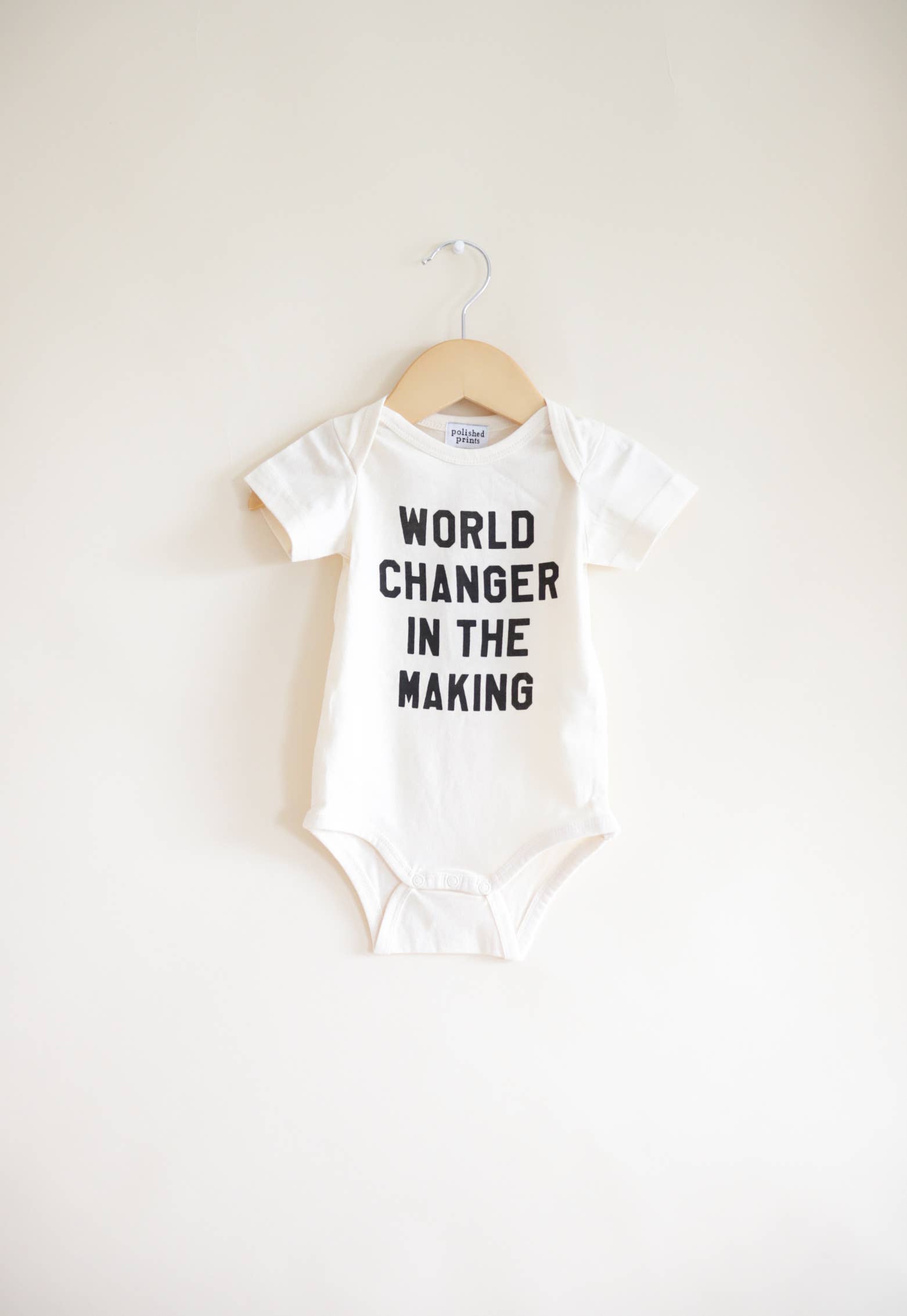 World Changer Baby Onesie, Baby Bodysuit, Baby Gift, Neutral