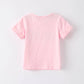 Back To School ABC Chenille Applique Cotton Top